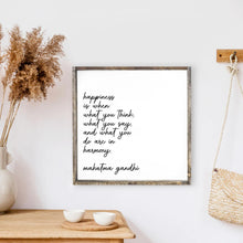 Load image into Gallery viewer, Happiness is When Wood Sign
