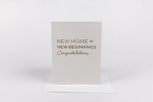 New Home, New Beginnings Card