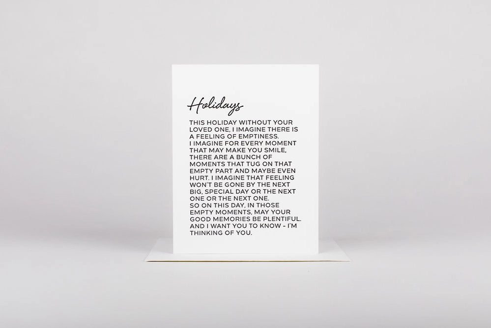 Holidays Aren't Easy Card