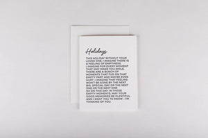 Holidays Aren't Easy Card