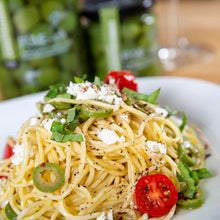 Load image into Gallery viewer, Fume-Eh Smoked Pitted Castelvetrano Olives

