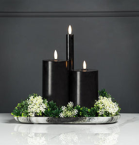 Black LED Dinner Candles