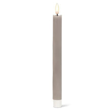 Load image into Gallery viewer, Grey LED Dinner Candle
