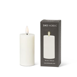 Sand LED Pillar Candle, 2 x 4"