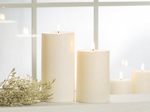 Sand LED Pillar Candle, 3 x 4"