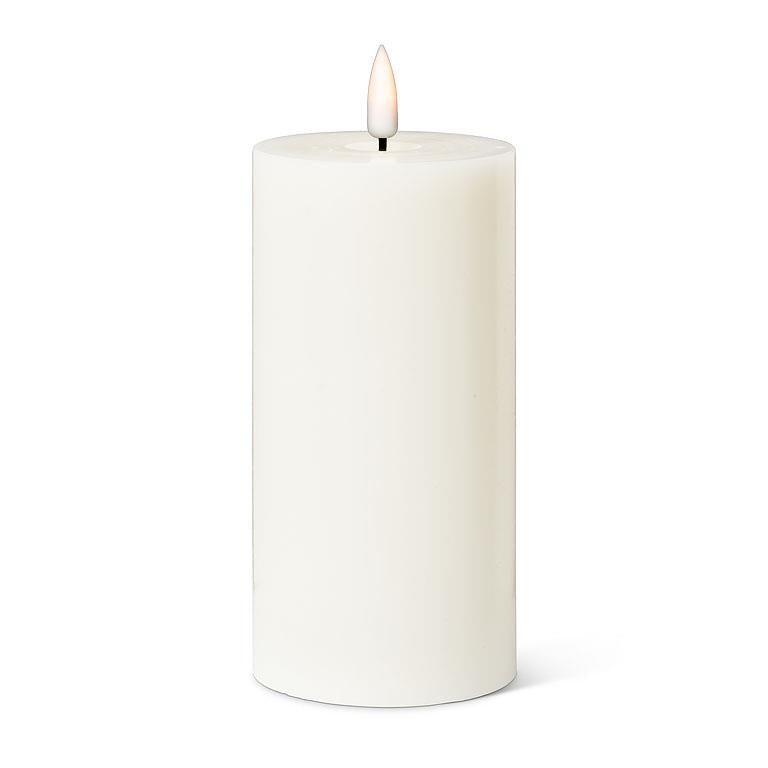 Sand LED Pillar Candle, 3 x 6