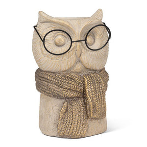 Owl with Spectacles Vase