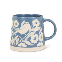 Load image into Gallery viewer, Blue Bird &amp; Leaves Mug
