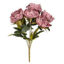 Load image into Gallery viewer, Open Peony Bouquet, Antique Rose
