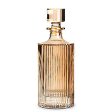 Load image into Gallery viewer, Amber Optic Decanter
