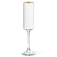 Load image into Gallery viewer, Tight Optic Flute, Gold Rim
