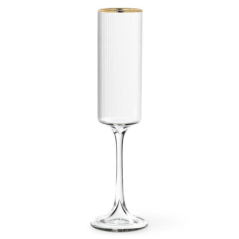 Tight Optic Flute, Gold Rim