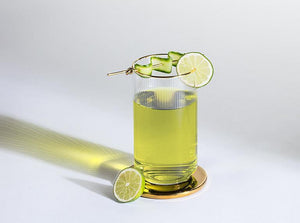 Gold Rim Optic Highball