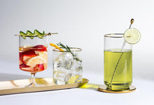 Load image into Gallery viewer, Tight Optic Tumbler, Gold Rim
