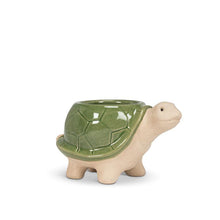 Load image into Gallery viewer, Mini Green Turtle Planter
