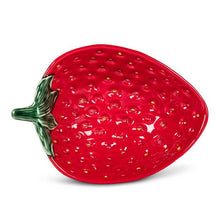 Load image into Gallery viewer, Strawberry &amp; Leaf Low Bowl
