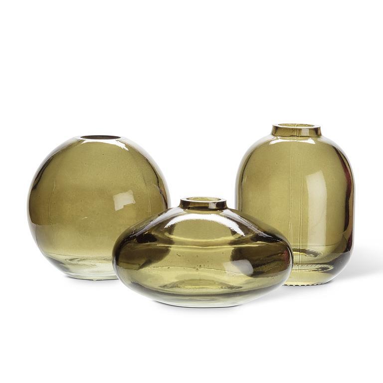 Mini Barrel Budvase, Moss