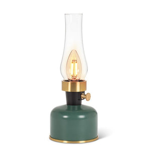 Green LED Chimney Lantern