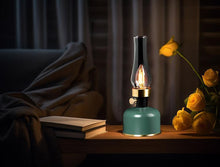 Load image into Gallery viewer, Green LED Chimney Lantern
