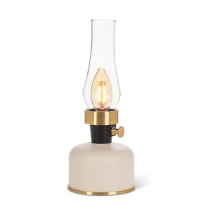 Ivory LED Chimney Lantern