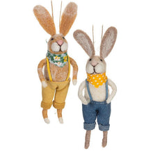 Load image into Gallery viewer, Bunny Overalls Felties
