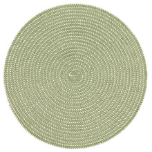 Load image into Gallery viewer, Woven Placemat, Round, Green

