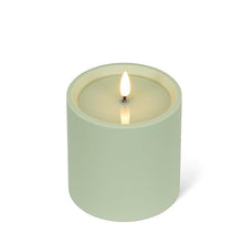 Load image into Gallery viewer, Indoor/Outdoor LED Green Candle, 4 x 4"
