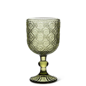 Shasta Olive Red Wine Goblet