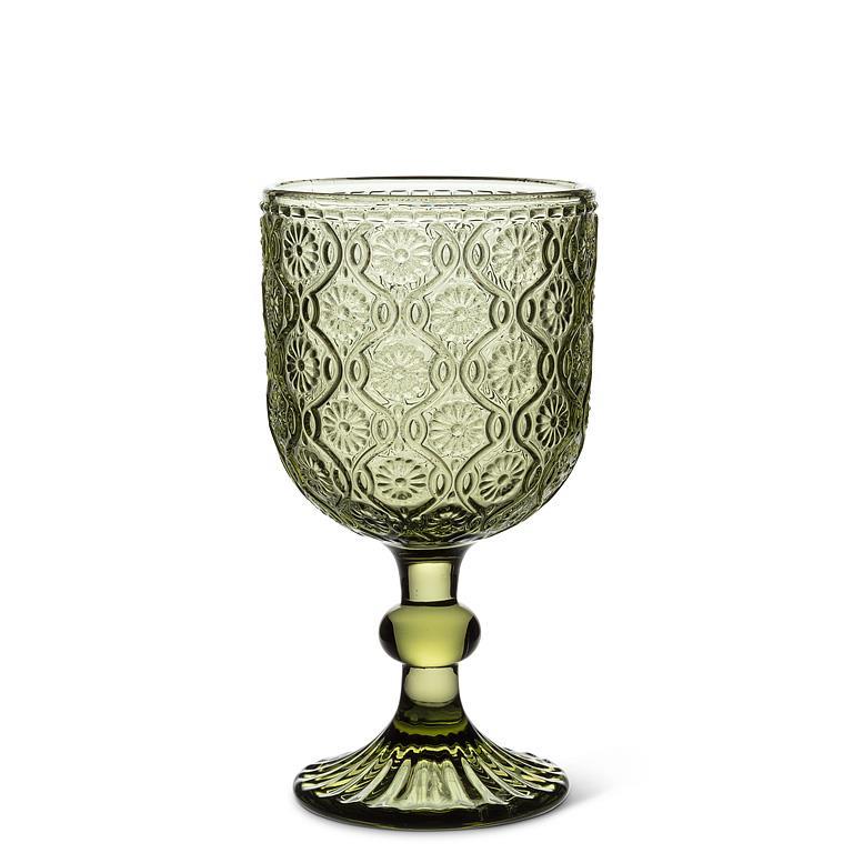 Shasta Olive Red Wine Goblet