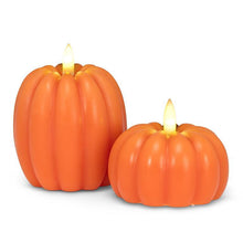 Load image into Gallery viewer, Low Pumpkin LED Candle
