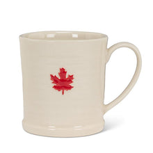 Load image into Gallery viewer, Rimmed Mug, Maple Leaf
