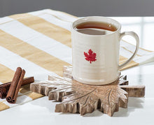 Load image into Gallery viewer, Rimmed Mug, Maple Leaf
