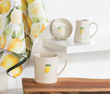 Load image into Gallery viewer, Rimmed Mug, Lemon

