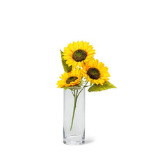 Load image into Gallery viewer, Triple Bloom Sunflower Stem
