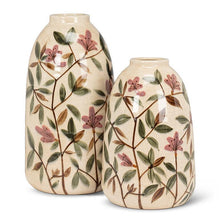 Load image into Gallery viewer, Pink Floral Vase
