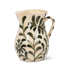 Load image into Gallery viewer, Green Frond Jug Vase
