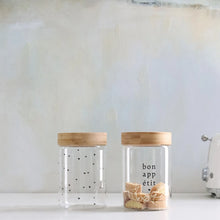 Load image into Gallery viewer, Large Canister with Wood Lid
