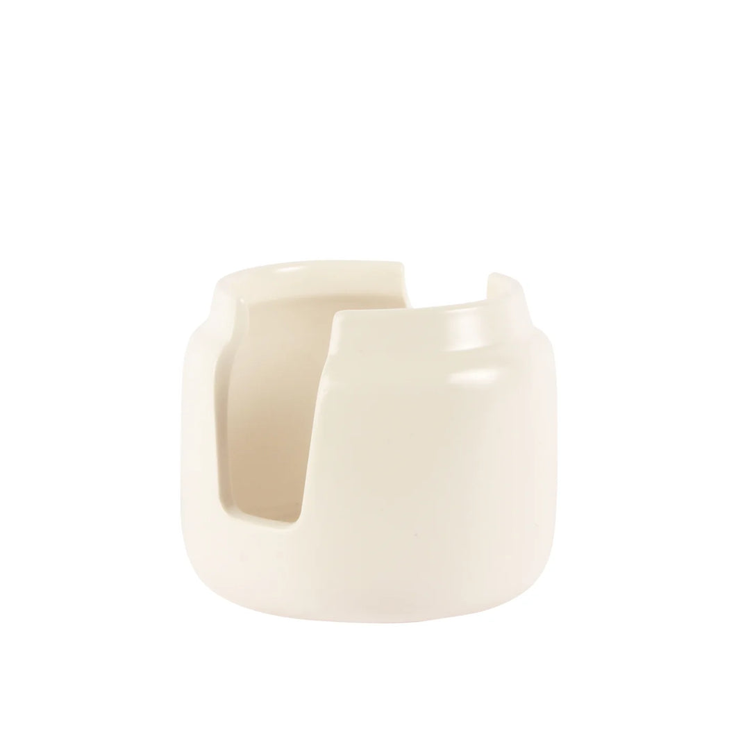 Stoneware Sponge Caddy, Soft Mushroom