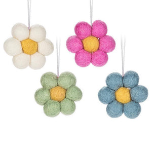 Daisy Pompom Ornament