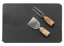 Load image into Gallery viewer, Slate 3pc Cheese Set
