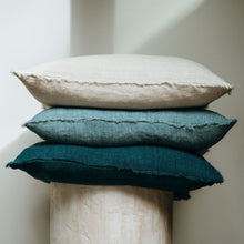 Load image into Gallery viewer, Lina Linen Pillow, Arctic Blue

