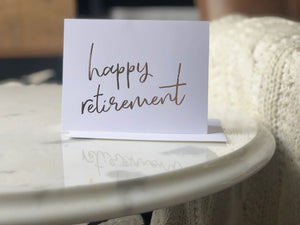 Happy Retirement Card