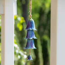Load image into Gallery viewer, Blue Garden Bell
