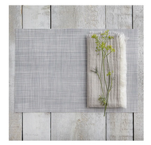 Load image into Gallery viewer, Grey Linen Vinyl Placemat
