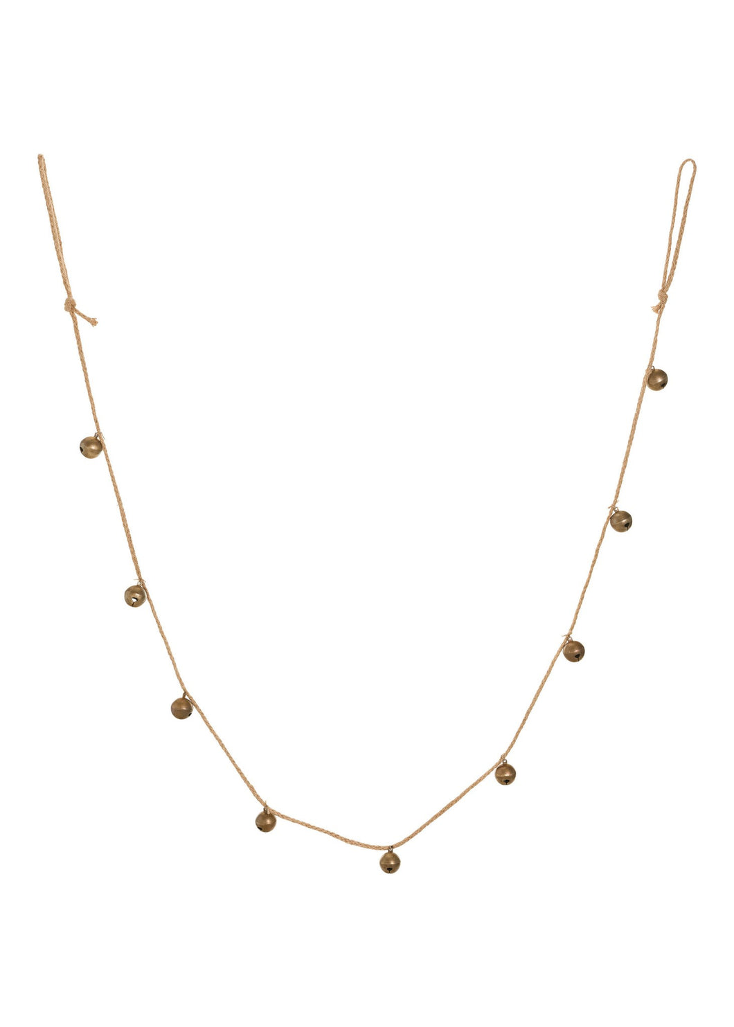 Natural Jingle Bell Garland