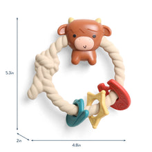 Load image into Gallery viewer, Rattle Highland Cow
