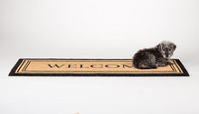 Load image into Gallery viewer, Long Welcome Doormat with Border
