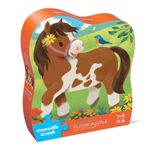 Load image into Gallery viewer, Crocodile Creek Pretty Ponies Floor Puzzle
