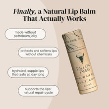Load image into Gallery viewer, Tallow Twins Mint Chip Lip Balm
