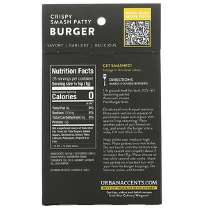Steakhouse Style Crispy Smash Burger